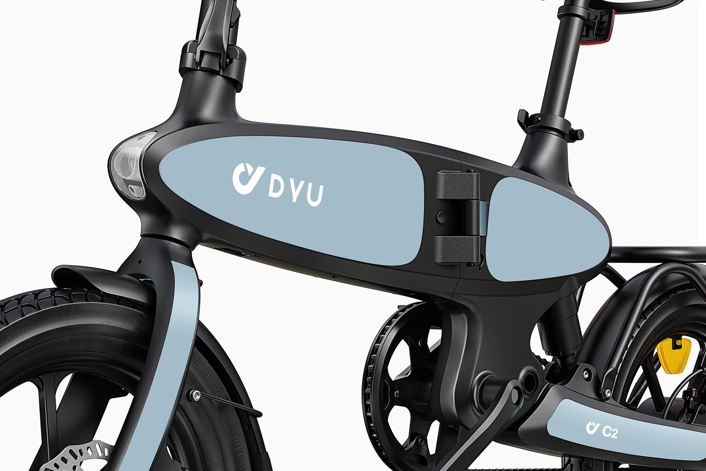 DYU C2 16 Inch Full Folding Electric Bike - Image 4